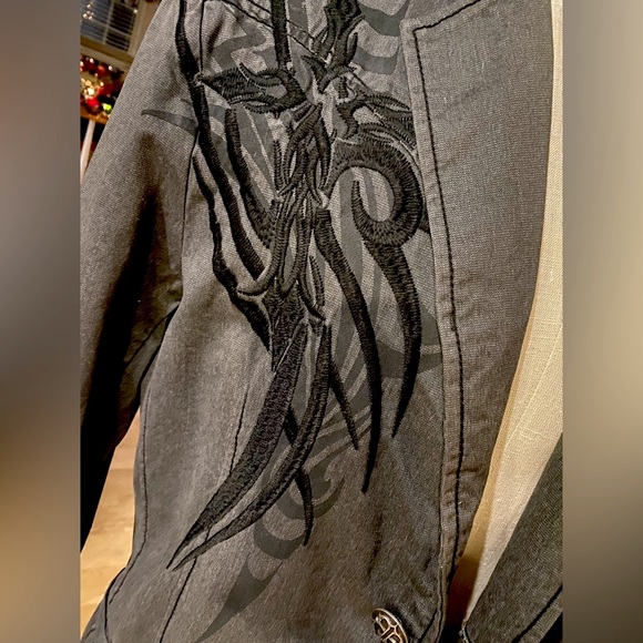 ROAR Men’s Blazer Grey Size L GREAT for Wedding Season - Picture 15 of 15